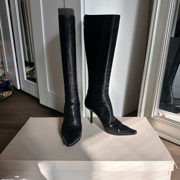 Jimmy choo leather knee boots - Picture 1 of 10
